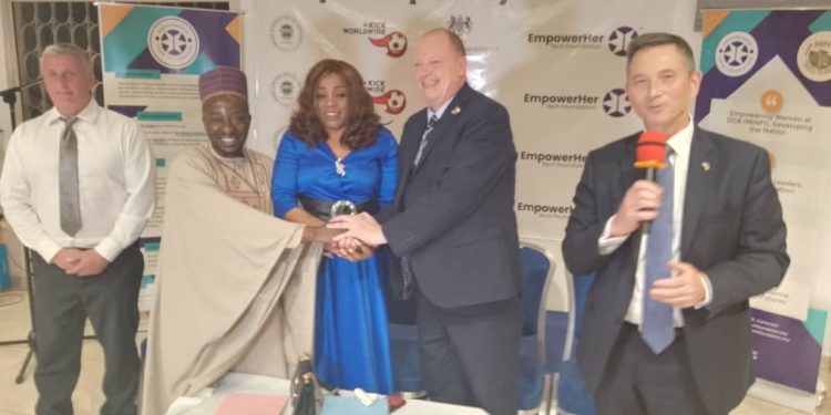 The different parties after signing the partnership document