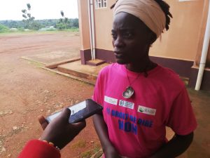 Nyangon Nsombo Therese, victim of SOCAPALM's activities in Kienke 
