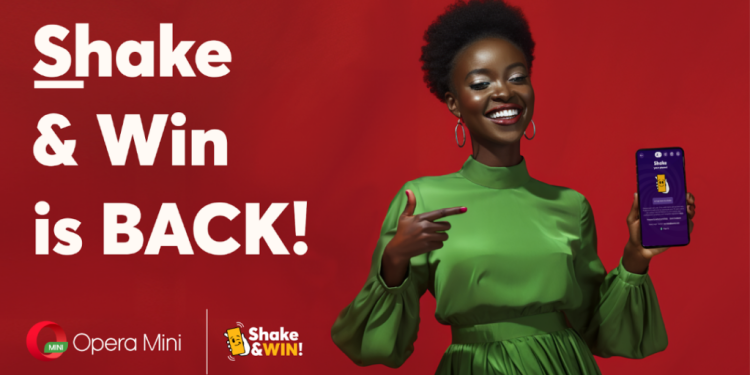 Get rewarded for browsing the web with Opera’s newest “Shake and Win” campaign, featuring over 100,000 prizes