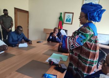 At presentation of award: Esther Omam pledges to continue building peace bridges