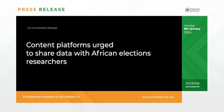 Content platforms urged to share data with African elections researchers