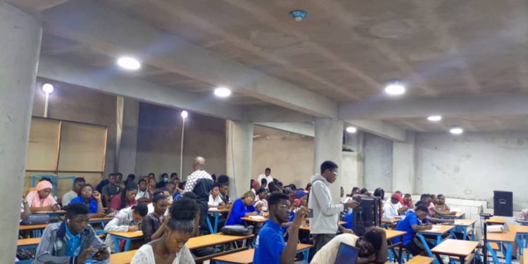 Students of YIBS at the training seminar on ethical and entrepreneurial values