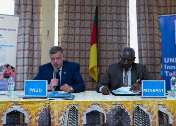 Martin Hart-Hansen(L) , and Jean Tchoffo (R)