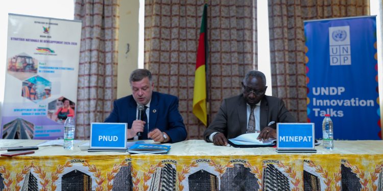 Martin Hart-Hansen(L) , and Jean Tchoffo (R)