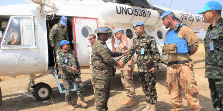 UNMISS force commander visits maper as cross-border clashes continue