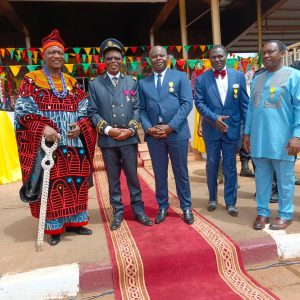 Some of the recipients decorated in Bamenda 