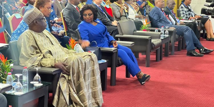 Officials and participants at CAMTEL Parliamentarians' Day