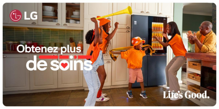 Famille Et Maison Au Cœur De La Dernière Campagne De LG “La Vie Est Belle Quand Vous Obtenez Plus De Soins”