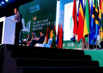 African Development Bank’s Akinwumi Adesina briefs African leaders on Bank’s progress in mobilizing financial resources for the continent