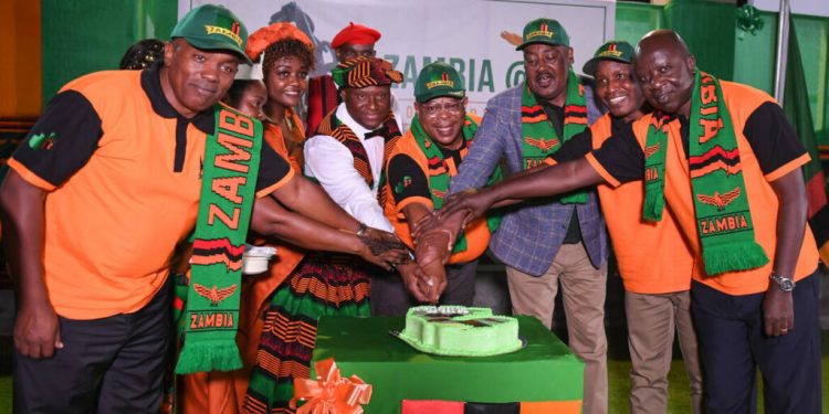 ATMIS Zambian peacekeepers celebrate 60th Independence Anniversary