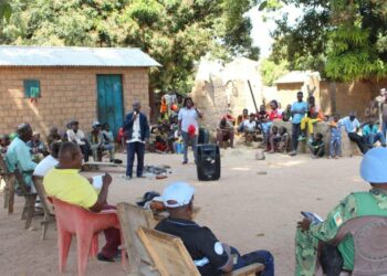 Soulagement de la population de Pougol grâce aux actions de la MINUSCA