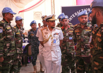 Bangladesh Chief of Naval Staff stresses need for peace in South Sudan during first visit to UNMISS