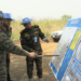 UNMISS Force Commander inspects road repairs by peacekeeping engineers in Eastern Equatoria