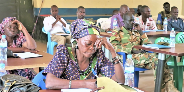 Tambura community members trained by UNMISS to protect civilians during conflict