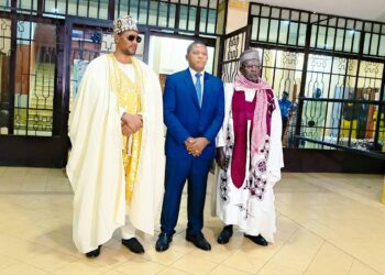 Minister Atanga Nji (M) in picture with the reconciled leaders