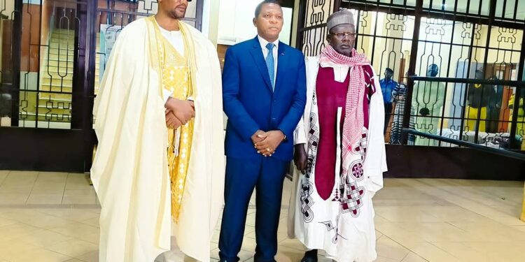 Minister Atanga Nji (M) in picture with the reconciled leaders