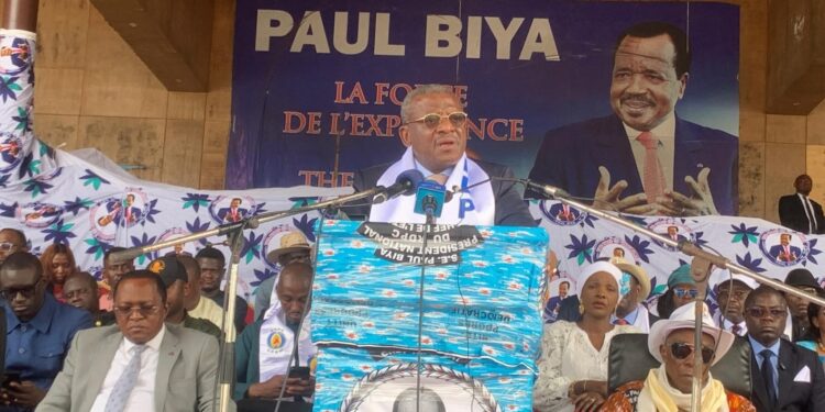 PM rallies South West behind Biya’s victory bid