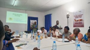 At the launch of the project in Yaounde 