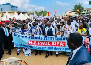 CPDM overtakes opposition in Kumba as Dion Ngute leads rally for Biya