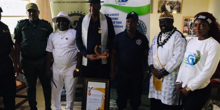 Standing firm in Manyu: DO Besinga Ely Itone bags international G2G Courageous Men’s Prize for Nation Building