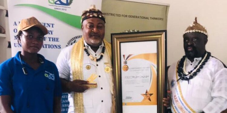 King Ntufam Iyamba Ojang awarded prestigious G2G Courageous Men’s Prize for frontier leadership in Ekok